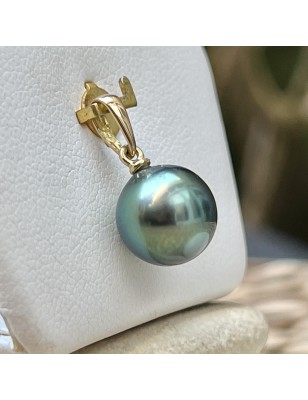 green tahitian pearl women's gold pendant price