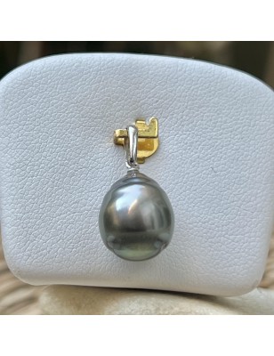 perle de culture de Tahiti en pendentif argent femme perle prix