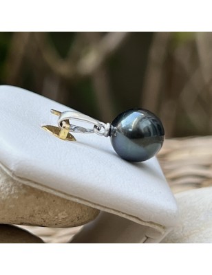 black pearl in women's pendant with cultured tahitian pearl price