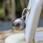 Hina Roa - 10.18mm Pink-violet Tahitian Pearl Pendant
