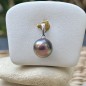 Hina Roa - Pendentif Perle de Tahiti Rose-violet - 10.18mm