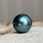 Round Tahitian Pearl - Blue - 9.33mm