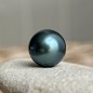Perle de Tahiti Ronde - Bleu  - 9.33mm