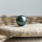 Round Tahitian Pearl - Blue - 9.33mm