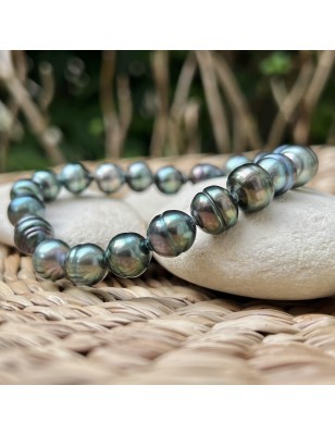 perles de culture de Tahiti en bracelet homme perle prix - bracelet tahitien