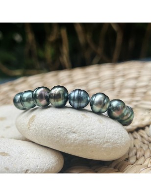 ringed cultured pearls from Tahiti bracelet price - tahitian bracelet with authentic pearls tahitian jewerly