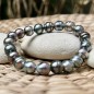 Moerava - 20 Ringed Tahitian Pearl Bracelet