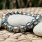 Moerava - 20 Ringed Tahitian Pearl Bracelet