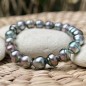 Moerava - 20 Ringed Tahitian Pearl Bracelet
