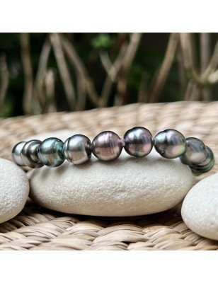 perles de culture de Tahiti en bracelet homme perle prix - bracelet tahitien