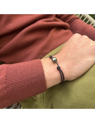 big blue peacock tahitian pearl men's bracelet price - tahitian jewerly for men