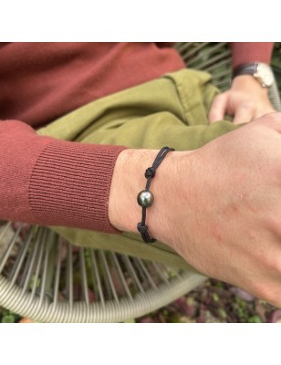 big blue peacock tahitian pearl men's bracelet price - tahitian jewerly for men