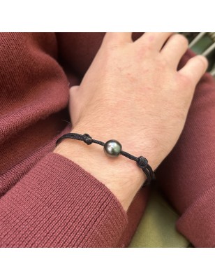 big blue peacock tahitian pearl men's bracelet price - tahitian jewerly for men