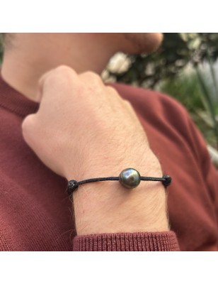 big pink pacific sunset tahitian pearl men's bracelet price tahitian jewerly for men