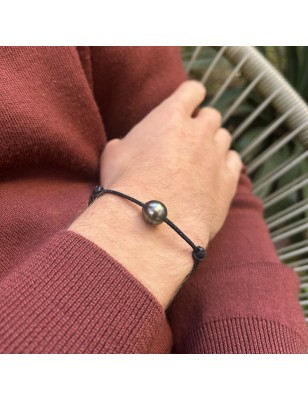 big pink pacific sunset tahitian pearl men's bracelet price tahitian jewerly for men