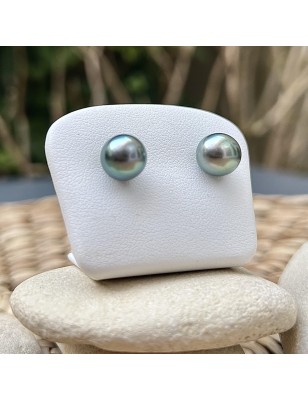 gold ear stud with tahitian cultured pearls price - tahitian earrings