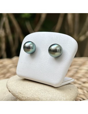 gold ear stud with tahitian cultured pearls price - tahitian earrings