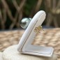 Clous d'Oreilles Or 18 Carats Perles de Tahiti Tilleul 9.00mm