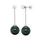 Naya - 18K White Gold Earrings - Tahitian Pearls