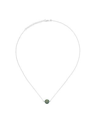 Arua - Collana Oro Bianco 18 Carati Perla di Tahiti