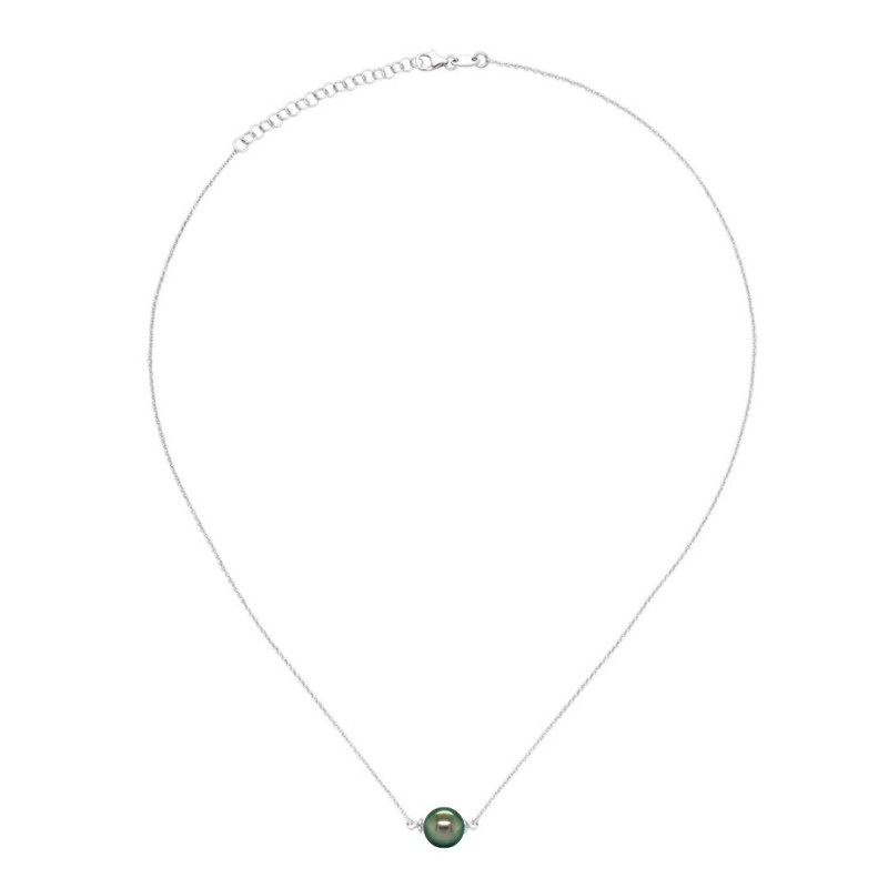 Arua - Collana Oro Bianco 18 Carati Perla di Tahiti