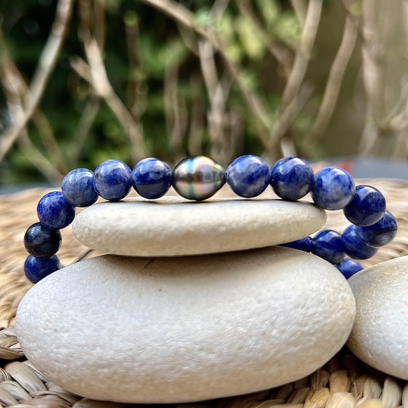 Moana Atua - Tahitian Peacock Pearl - Sodalites