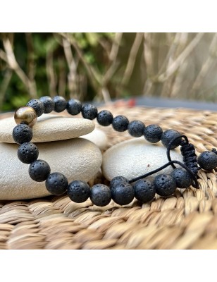 bracelet homme perle de culture de Tahiti - bracelet homme tahitien