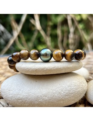 quel bracelet offrir à un homme ? bracelet homme perle noire de Tahiti prix - bracelet perles tahitiennes