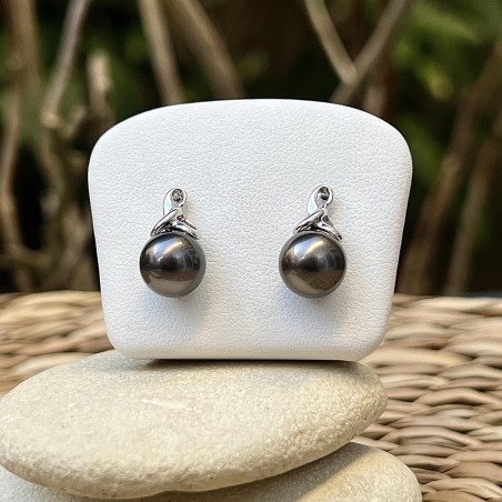 quel cadeau pour la fête des maman? boucles oreille argent perles de Tahiti prix