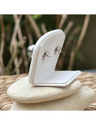 prix clous d oreille perle de Tahiti de huitre perle - perles tahitiennes en boucle oreille