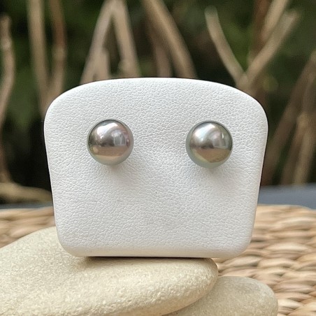 prix clous d oreille perle de Tahiti de huitre perle - perles tahitiennes en boucle oreille