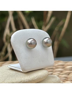 Tahiti pearl ear studs price - earrings with cultured tahitian pearls