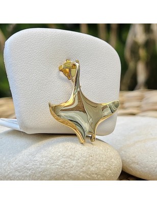 manta ray gold pendant for men price