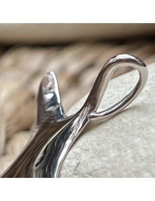 prix pendentif homme raie manta en or blanc 18 carats