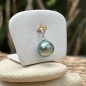 10.83mm - Tahitian Lime Green Pearl Pendant - Hina Roa