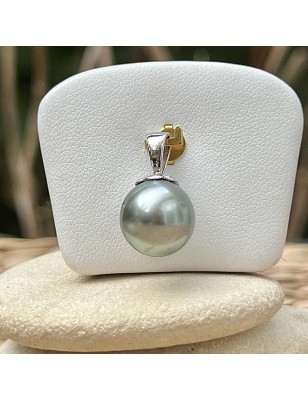big Tahitian cultured pearl men's pendant price - tahitian pendant with 12 mm pearl