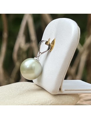 champagne tahitian pearl silver pendant price - tahitian pendant