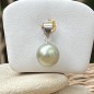 10.77mm - Tahitian Champagne Pearl Pendant - Hina Roa