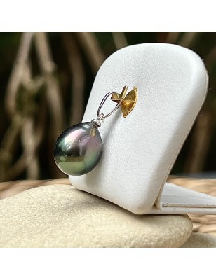 peacock tahitian pearl silver pendant price - tahitian pendant