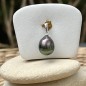 10.10mm - Tahitian Peacock Pearl Pendant - Hina Roa