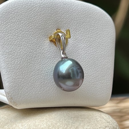 tahitian cultured pearl gold pendant