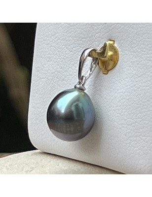 tahitian cultured pearl gold pendant