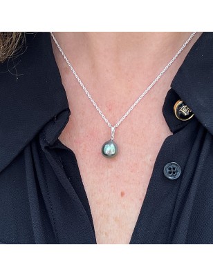 cultured pearl pendant for women price - tahitian pendant