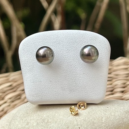 Серьги с таитянским жемчугом