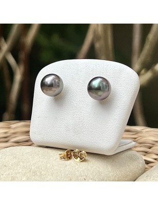 how to preserve brilliance of Tahiti pearls? Tahitian pearl gold earrings - tahitian jewerly - tahitian jewerly stores