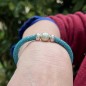 Heure Dorée - Champagne Tahitian Pearl Galuchat Bracelet