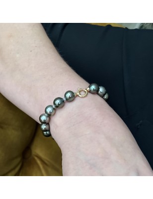 Pulsera femenina con perlas de Tahití