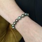 Anuanua Nui - Bracelet Gold 750 15 Tahitian Pearls