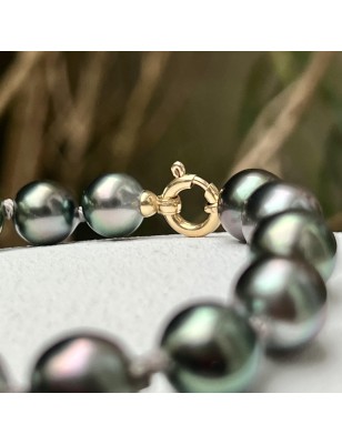 Anuanua Nui - Pulsera Oro 750 15 Perlas de Tahití