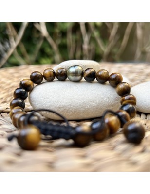 Men’s cultured pearl bracelet